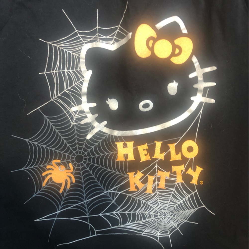Hello Kitty Halloween black T-shirt - Picture 2 of 5